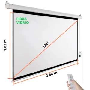 Ecran Eléctrico 120 Pulgadas (4:3) 2.44x1.83 m