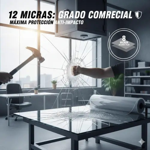 Lamina de seguridad 12 micras 1.52 x 30.0 mts