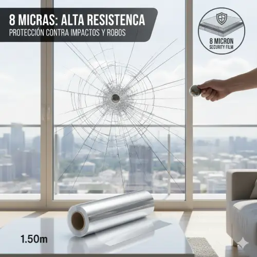 Lámina de seguridad 8 micras