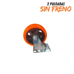garrucha giratoria 2 pulgadas
